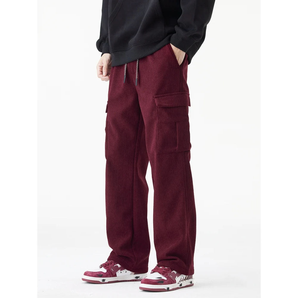 UrbanCord® | Wide-Leg Corduroy Cargo Pants