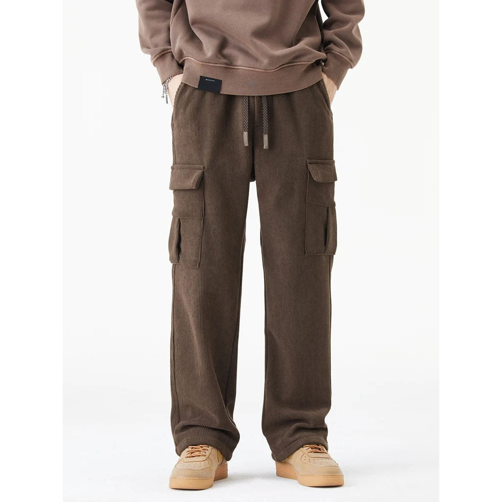 UrbanCord® | Wide-Leg Corduroy Cargo Pants