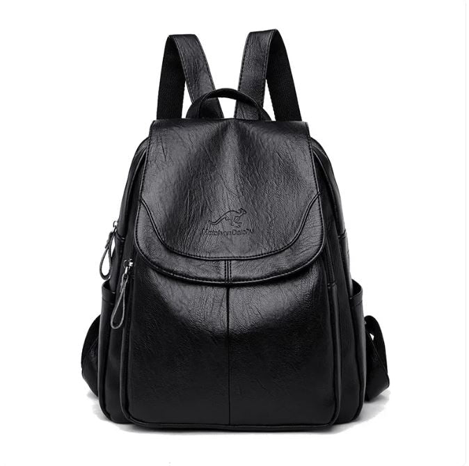 Vibe®| Backpack in Washed Leather