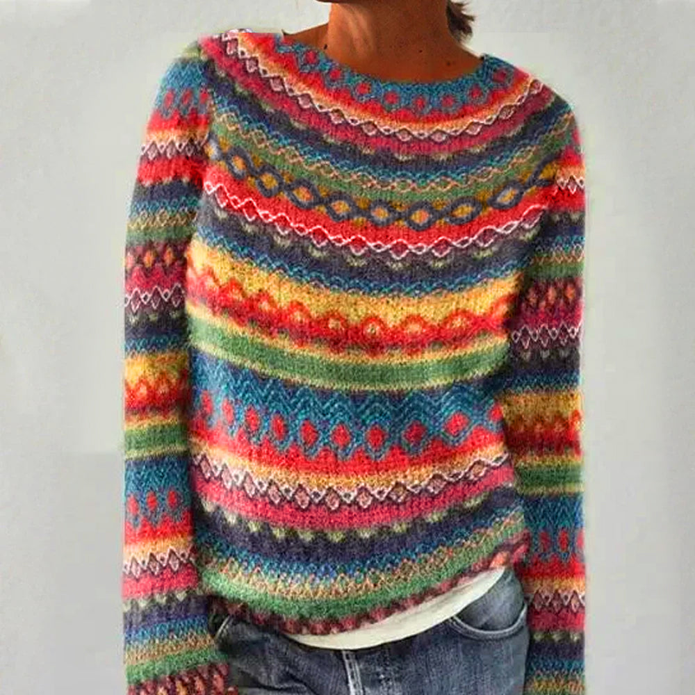 Nova® | Vibrant Fair Isle Sweater