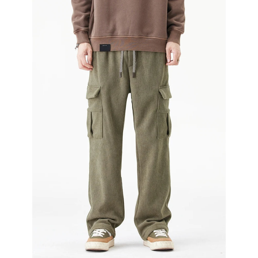 UrbanCord® | Wide-Leg Corduroy Cargo Pants