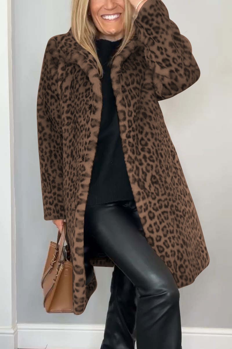 Roaring Luxe® | The Leopard Faux Fur Coat