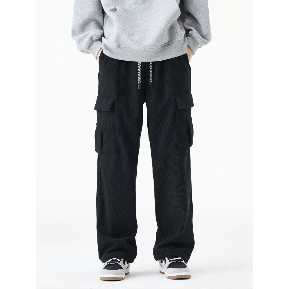 UrbanCord® | Wide-Leg Corduroy Cargo Pants