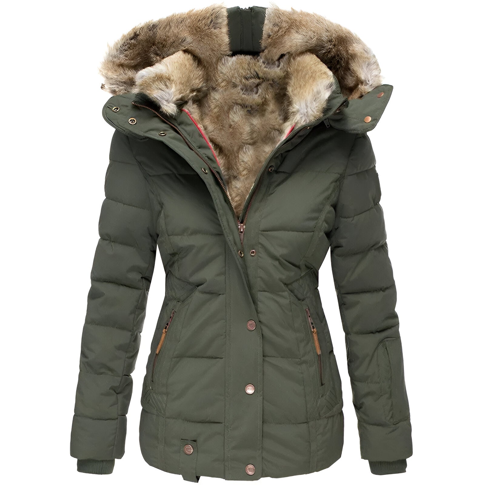 Riley® | Winter coat with faux fur lining