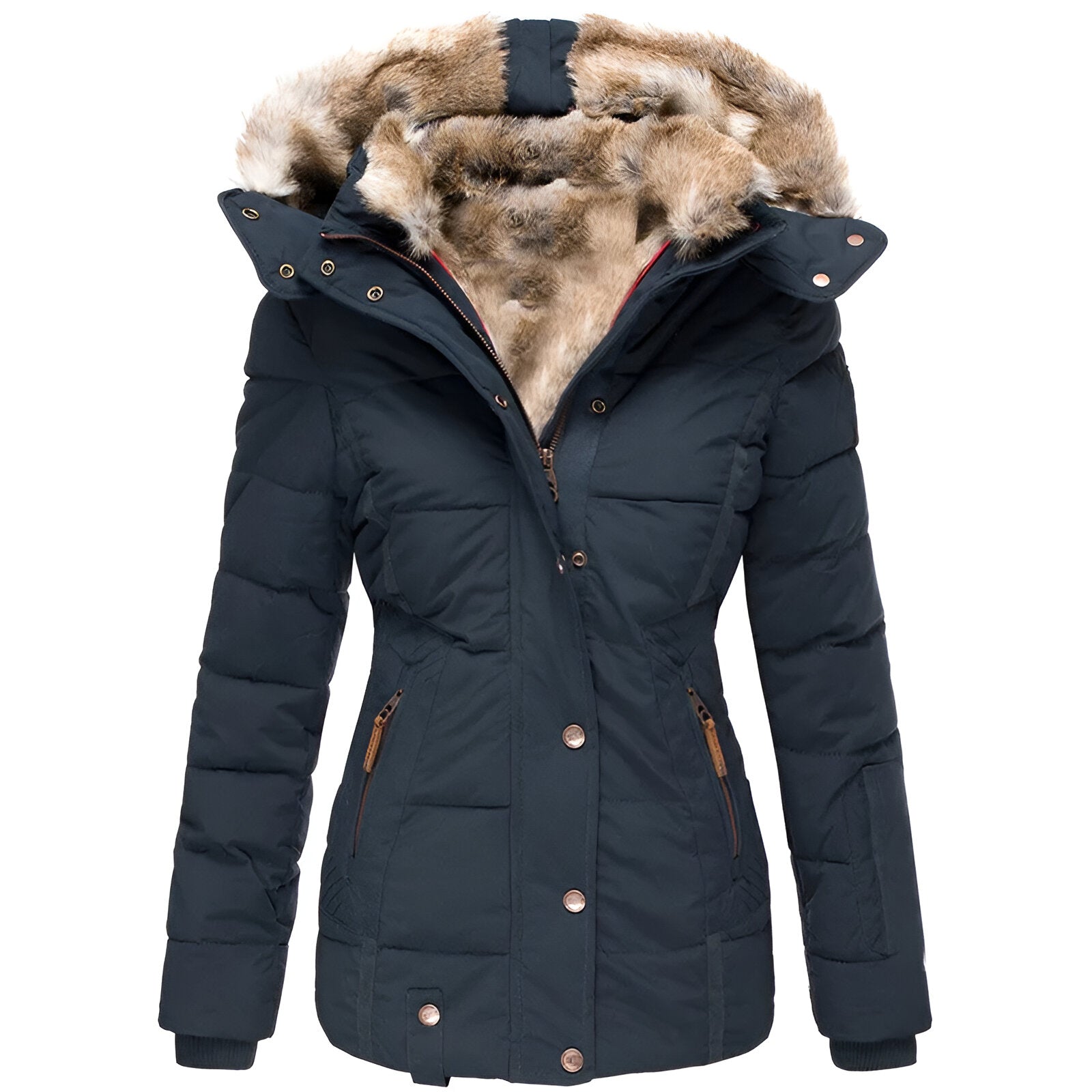 Riley® | Winter coat with faux fur lining