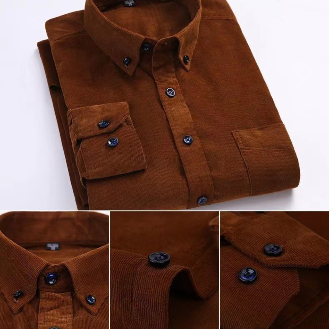 Oxford Loft® | Premium Corduroy Button-Down Shirt