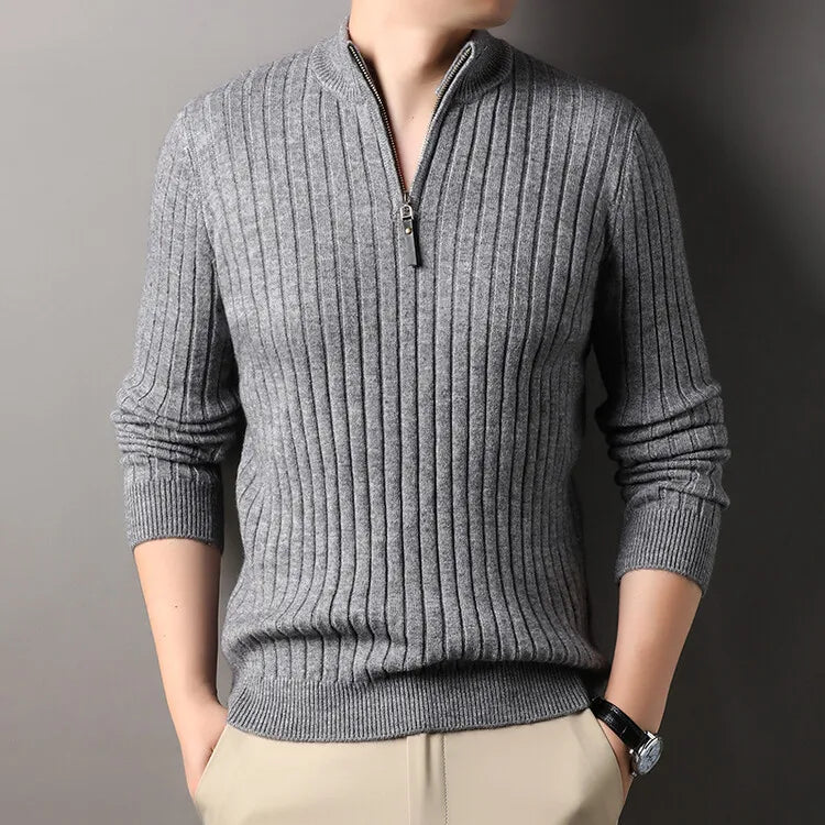 Liam® | Quarter-Zip Turtleneck Sweater