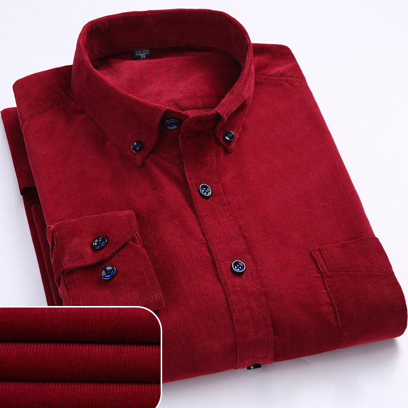 Oxford Loft® | Premium Corduroy Button-Down Shirt