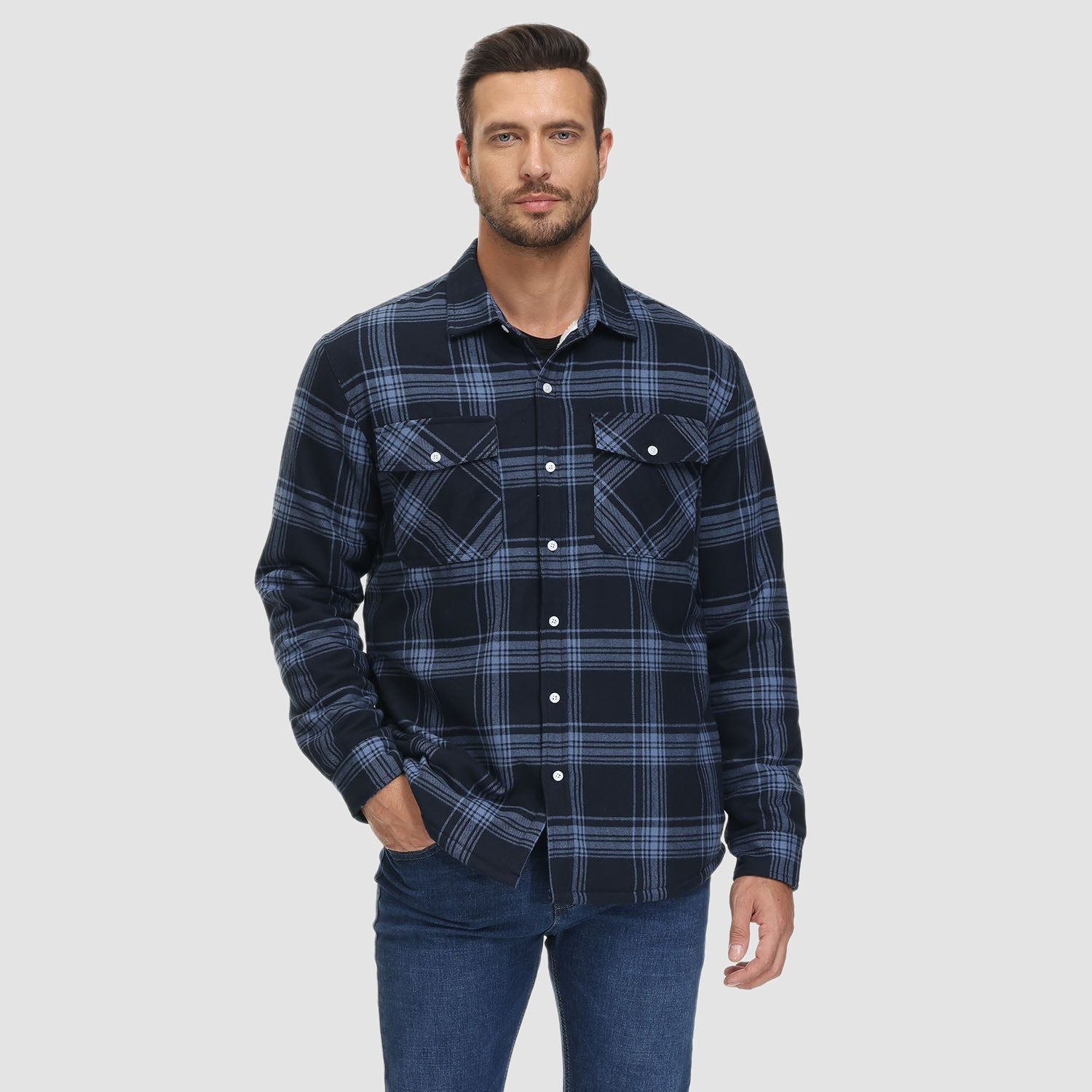 Hunter® | Lined Plaid Shirt Jacket