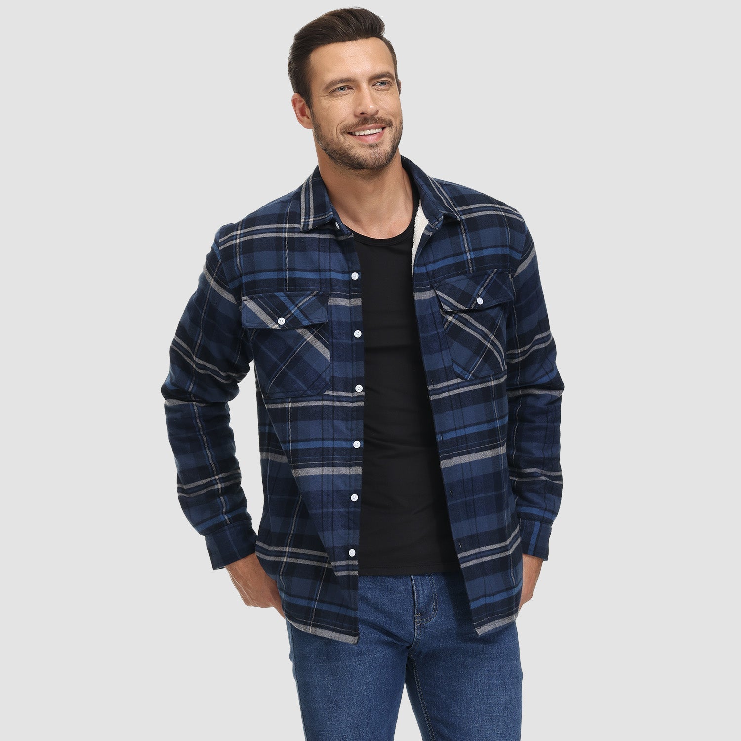 Hunter® | Lined Plaid Shirt Jacket