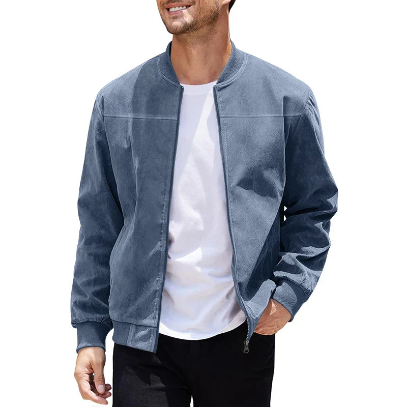 Titan® | Suede Bomber Jacket