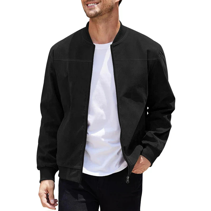 Titan® | Suede Bomber Jacket