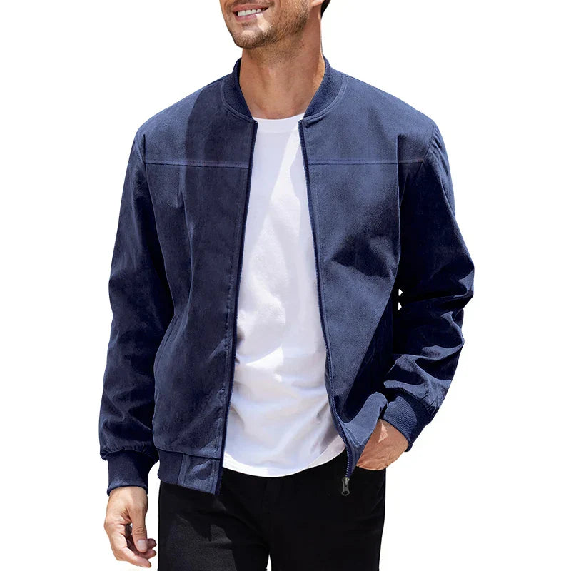 Titan® | Suede Bomber Jacket