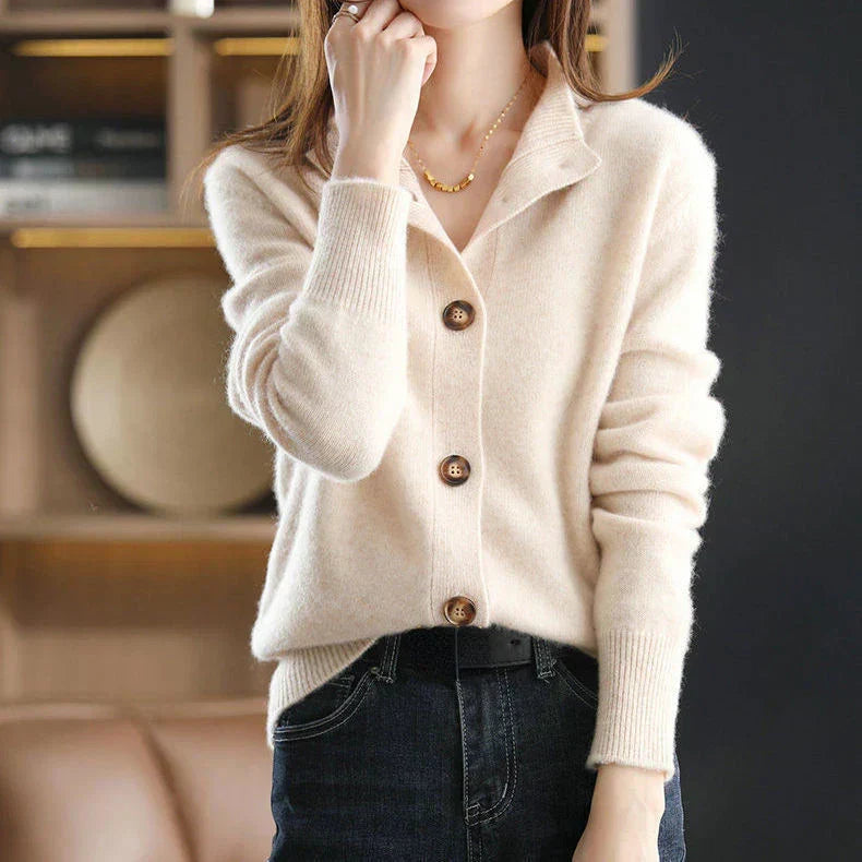 LAURE® | Timeless cashmere cardigan