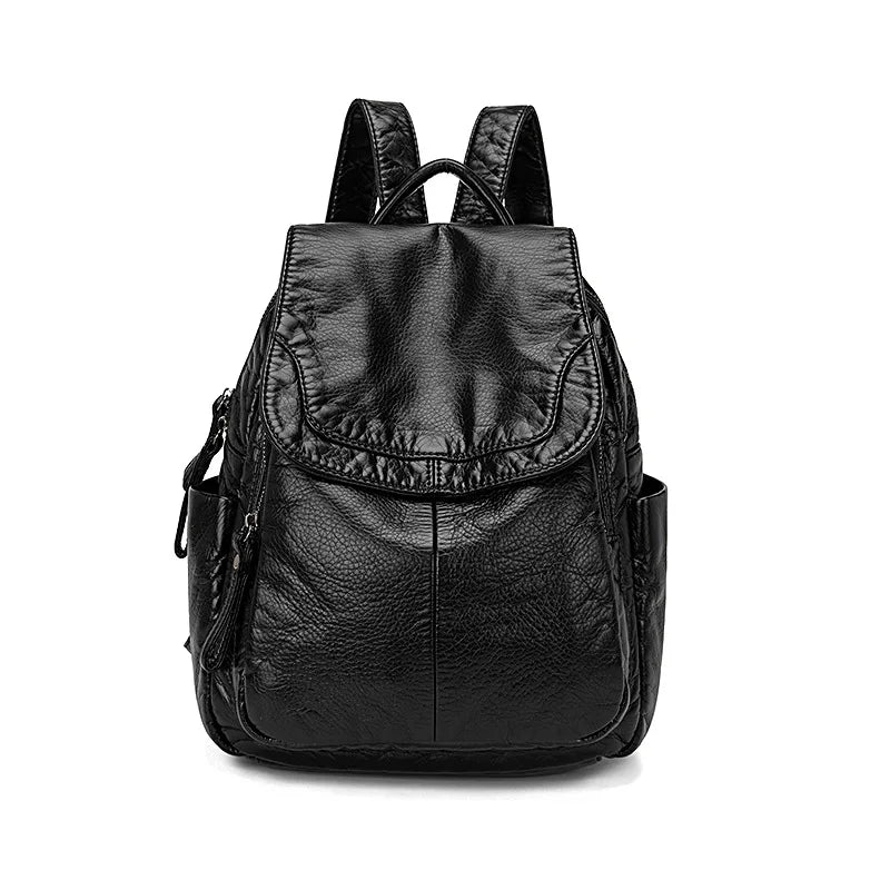 Vibe®| Backpack in Washed Leather