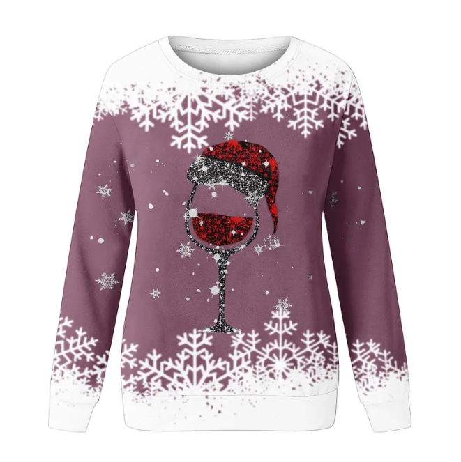 Scarlett® | Frosted Wine Sweatshirt