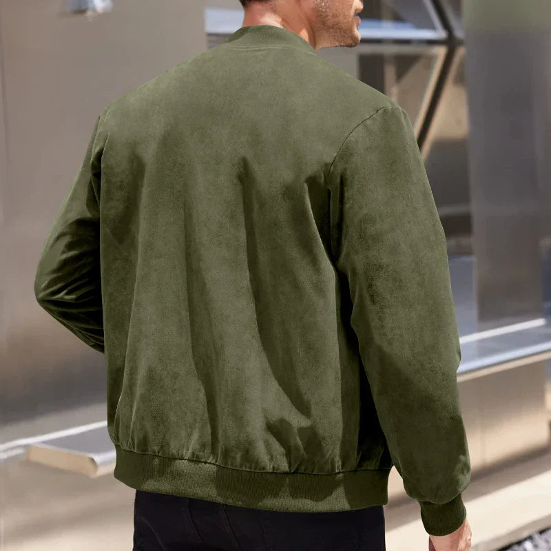 Titan® | Suede Bomber Jacket