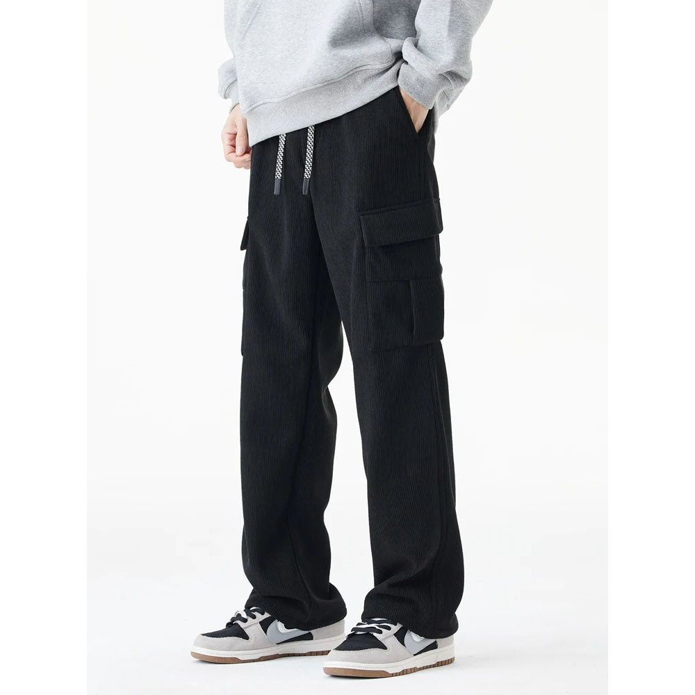 UrbanCord® | Wide-Leg Corduroy Cargo Pants