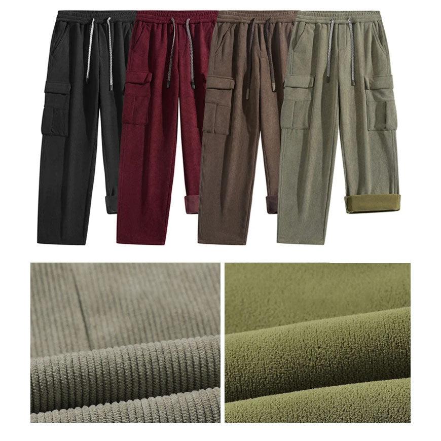 UrbanCord® | Wide-Leg Corduroy Cargo Pants