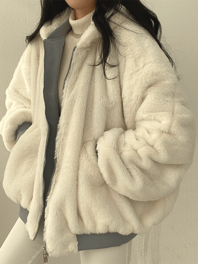 Britta® | Reversible Plush Winter Jacket