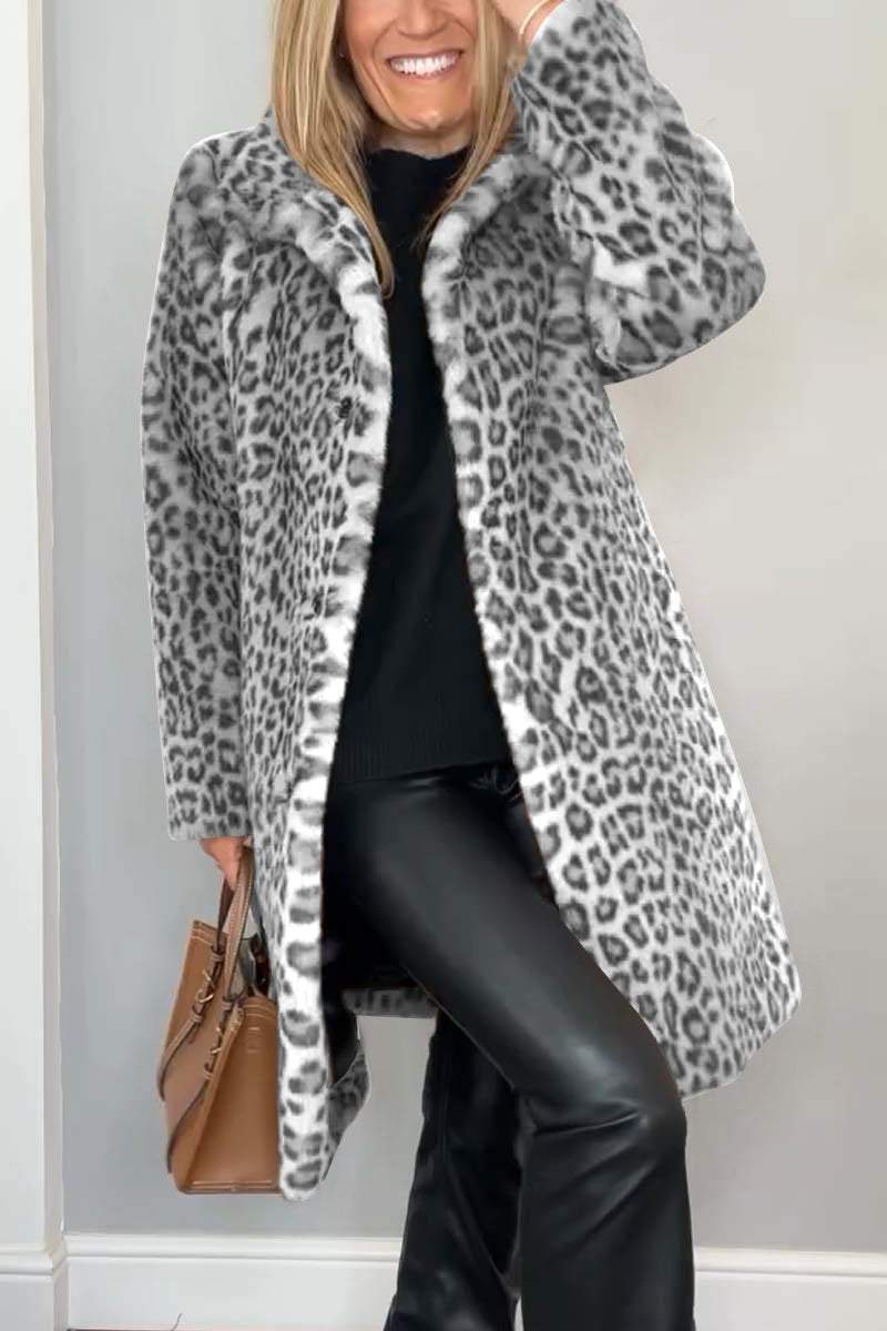 Roaring Luxe® | The Leopard Faux Fur Coat