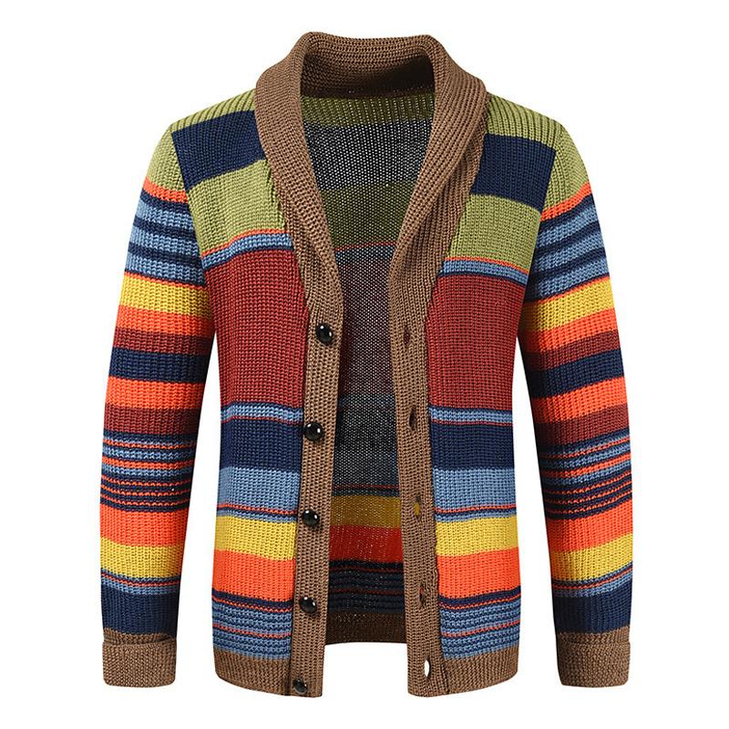 Xavier® | Color-block Lapel Sweater Jacket