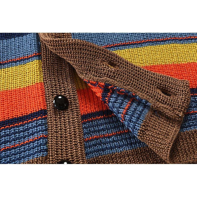 Xavier® | Color-block Lapel Sweater Jacket