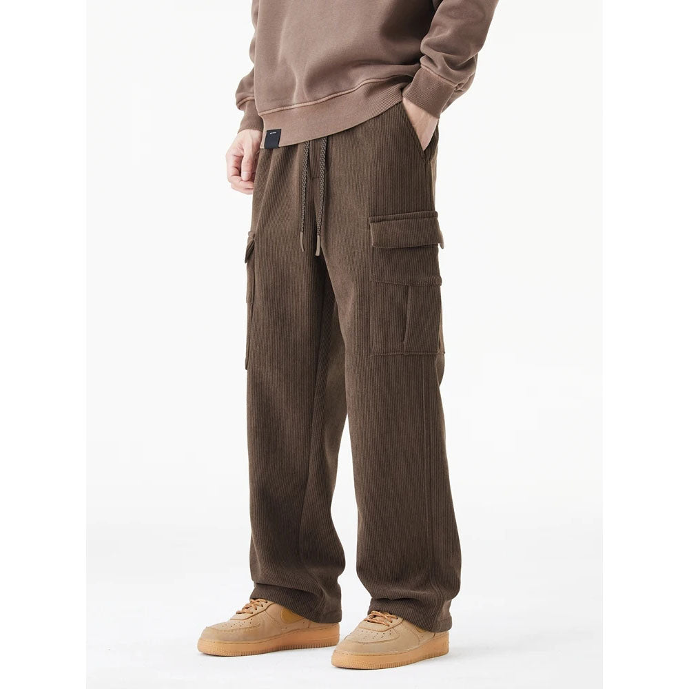 UrbanCord® | Wide-Leg Corduroy Cargo Pants