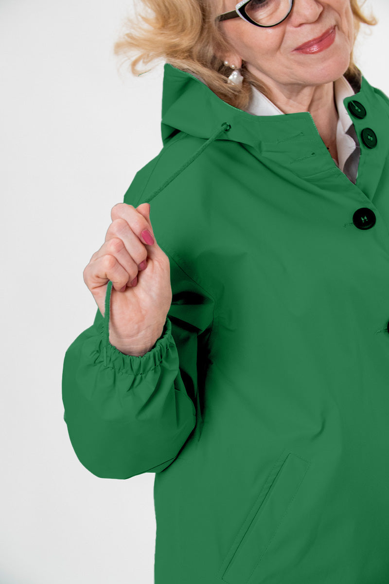 Sandra® | Water Resistant Windbreaker Rain Jacket