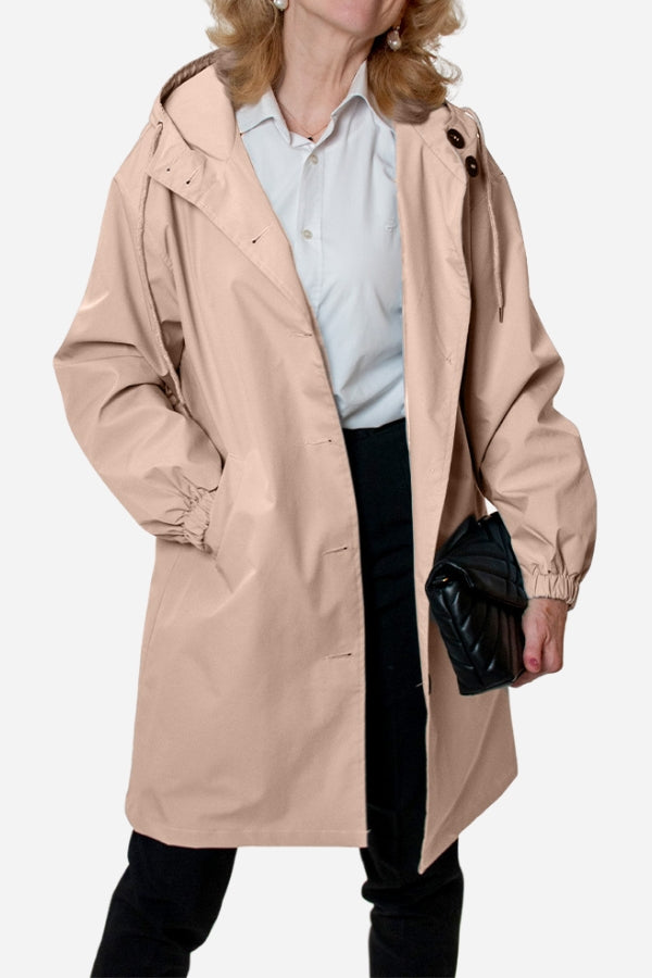 Sandra® | Water Resistant Windbreaker Rain Jacket