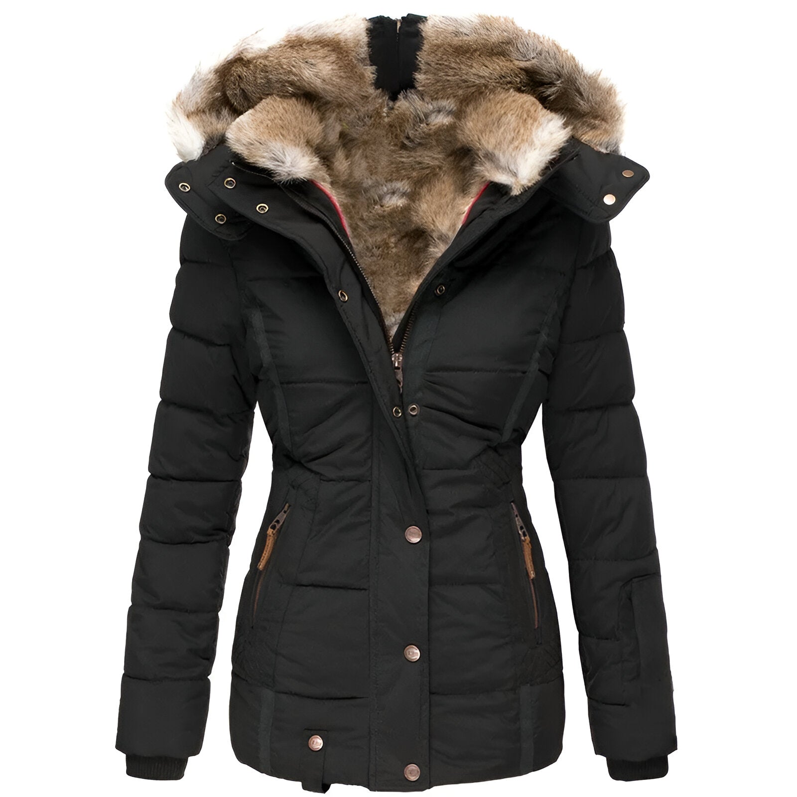 Riley® | Winter coat with faux fur lining