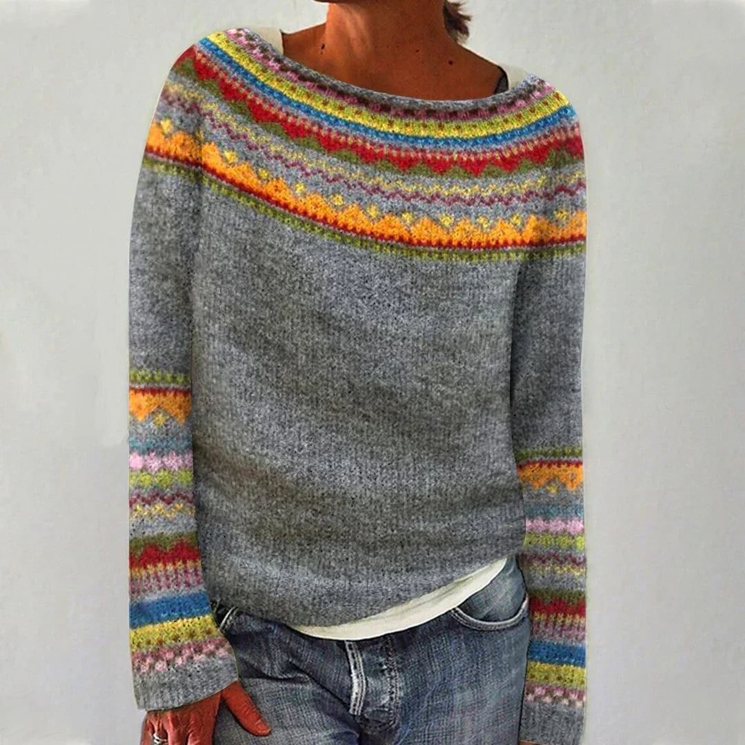 Skye® | Multicolor Fair Isle Sweater